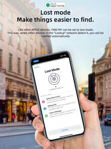 For IOS Find My App Mini GPS Tracker  Itag Global Positioning Finder Anti-Lost Key Locator Smart ITag Wallet - White - View 6