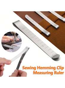 5pcs 3inch Sewing Clips, Single Binding Clips, Diy Marking Tools, Metal Hemming Clips For Fabric - Silver - View 6