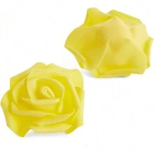 5/10/15/20/25/30pcs/Set Pink Artificial Flower, Simple PS Foam Decorative Flower For Home Decoration, Valentine Day, Gift Gifts Birthday Graduation