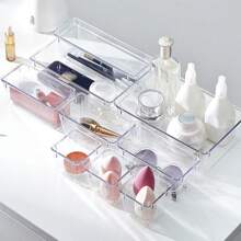 13 Nhựa Phòng tắm Mỹ phẩm Hộp trữ Nhà  Trong suốt Hộp lưu trữ ngăn kéo Bộ Đa chức năng Phòng tắm Phòng ngủ Phòng khách Hộp lưu trữ máy tính để bàn Trong suốt PS Chất liệu Ngăn kéo Chia rẽ Hộp trữ Có thể Tự do Kết hợp Mỹ phẩm Lưu trữ Các loại khác nhau Hộp Phòng bếp Lưu trữ Găng tay Hộp 4 Thông số kỹ thuật Thích hợp Đối với Nhiều loại Mỹ phẩm Hộp trữ Phòng tắm Phụ kiện Đồ dùng phòng tắm Nhà  Phòng bếp Quân nhu Lưu trữ Quân nhu - Trong sáng - Xem 2