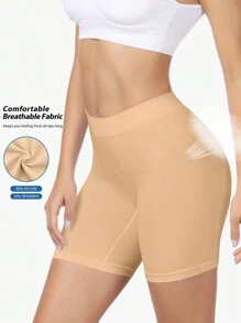 Bộ 3 chiếc quần short nữ thoải mái, không đường may, có lớp lót mịn, thích hợp để mặc cùng váy. - Nhiều màu - Xem 2