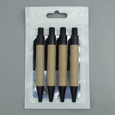 4pcs Mini Ballpoint Pens Retractable Pen Back School School Back To School