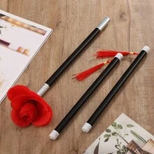1 Pieza Varita Mágica De Juguete, Flor Que Aparece - Negro - Ver 3
