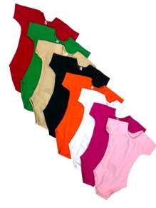 Young Girls Bodysuits & Jumpsuits - Red - View 3