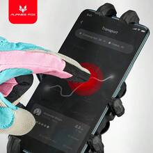 ALPINES FOX 新款夏季透气摩托车手套 男士自行车触屏女士手套 越野摩托车骑行手套 - 馬卡龍色 - 查看 6
