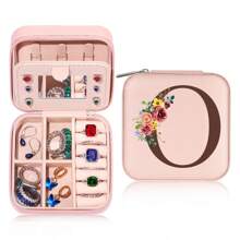Món quà Đối với phụ nữ Cô gái tuổi teen , Nhỏ bé Đồ trang sức Loại vỏ Tổ chức đồ trang sức Hộp đồ trang sức Quà sinh nhật NỮ Mẹ Bạn Nữ Chị Phù dâu Cô ấy Cô gái Món quà , Những điều cần thiết khi đi du lịch - Hồng - Xem 12