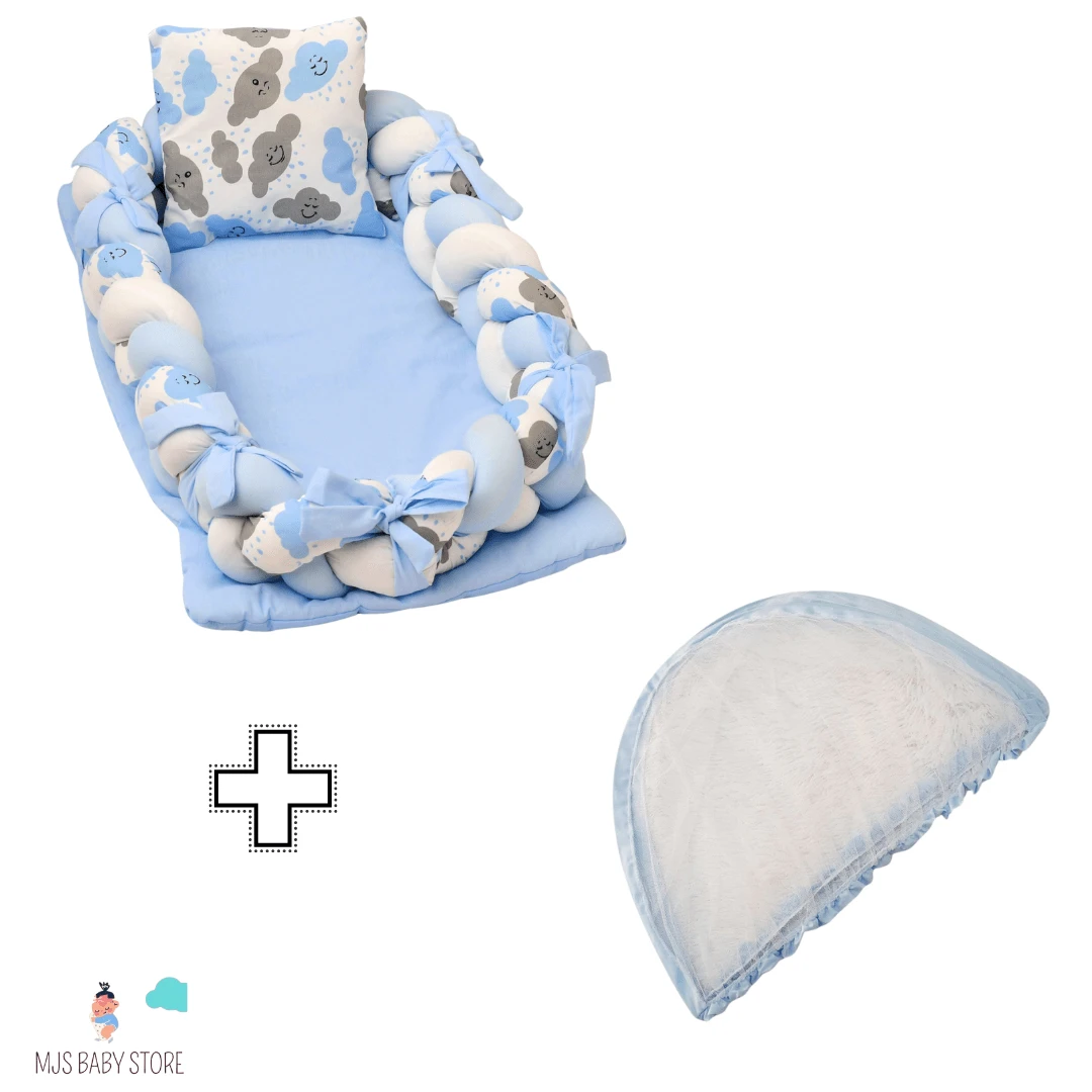 Baby & Kid's Crib Netting - Màu xanh nhạt - Xem 1