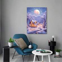 成人初學者治愈風景系列塗色按數字繪畫套件（不含相框） - 小林間M - 查看 3