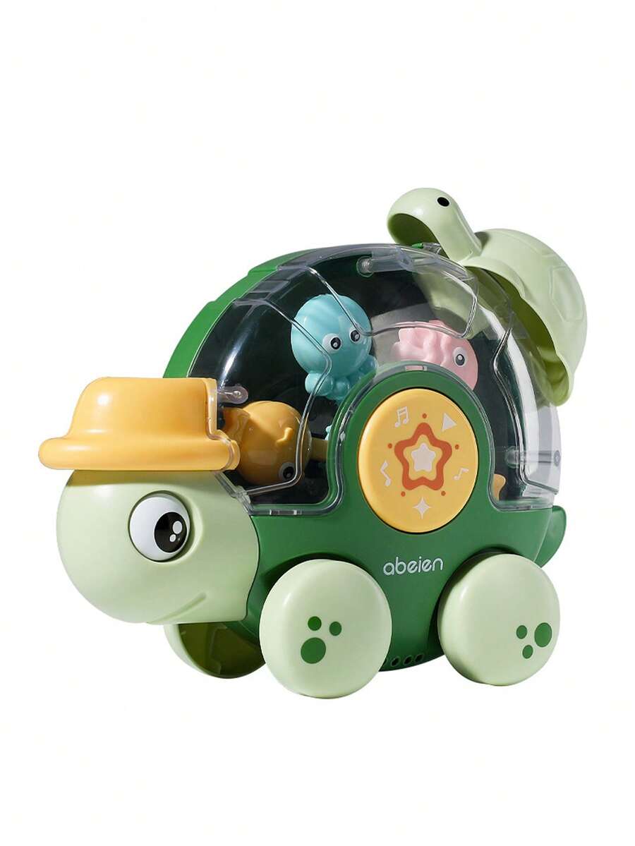 1pc Baby Bath Toy Turtle - Interactive And Educational Toy, Gift For Boys And Girls, Colors Random - Multicolor - View 1