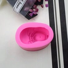 1 Molde De Silicona Con Forma De Zapato Para Vela Aromática Hecha A Mano Y Jabón Hecho A Mano, Molde De Silicona Para Hacerlos En Casa - Rosa - Ver 6