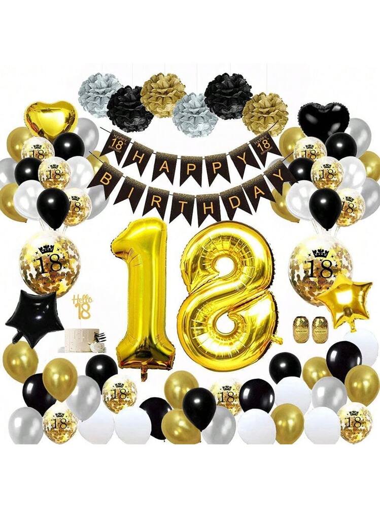 BETESSIN Taartdecoratie 40e verjaardag, Happy 40e Verjaardag, Happy