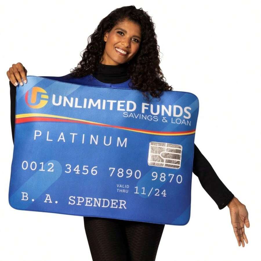 Platinum Credit Card - 藍色 - 查看 1