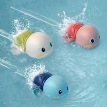 1 Stück Spielzeug Mit Federwerk, Baby Badewanne Spielzeug Schwimmende Schildkröte, Schildkröte Badewanne Spielzeug, Das In Wasser Schwimmen Kann, Badespielzeug Schwimmende Schildkröte, Spaß Spielzeug Für Jungen Und Mädchen Zum Spielen Im Pool (einige Teile Werden Zufällig Gesendet)