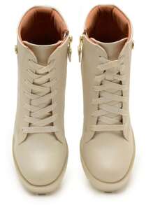 Women Ankle Boots & Booties - Beige - View 6