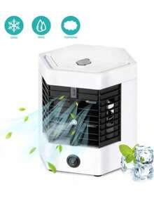 Arctic Air Ontel - Enfriador de aire ultra evaporativo, potente enfriador de espacio personal de 3 velocidades, ligero y portátil con tecnología Hydro-Chill para recámara, oficina - Multicolor - Ver 6