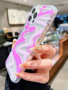 3 件/組 氣囊設計性感系列 Iphone15promax 全覆蓋防摔保護殼適用於 12/13/14 和 15plus/15pro/15,女性保護殼適用於 11/xr,玫瑰漆版 - 彩色 - 查看 4