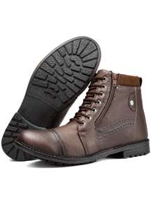Men Boots - Cà phê nâu - Xem 3