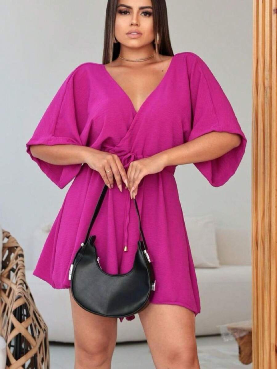 Women Jumpsuits - Màu Hoa hồng đỏ - Xem 1