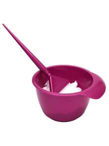 2 Piezas Juego de Tazón y Cepillo para Teñir el Cabello, Juego de Tazón y Cepillo para Espuma de Afeitar, Adecuado para Salones y Peluquerías en Casa, Herramientas para el Cabello, Productos y Accesorios para Peluquerías, Artículos Esenciales de Viaje de Belleza
