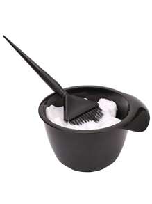 2 Piezas Juego de Tazón y Cepillo para Teñir el Cabello, Juego de Tazón y Cepillo para Espuma de Afeitar, Adecuado para Salones y Peluquerías en Casa, Herramientas para el Cabello, Productos y Accesorios para Peluquerías, Artículos Esenciales de Viaje de Belleza