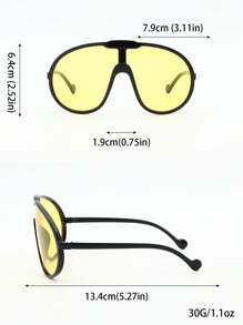 1pc Fashionable European And American Style Decorative Fashion Glasses For Women Boho Beach Accessories For Women Glasses Shades Valentine's Day For Summer Beach Vacation,Outdoor,Travel