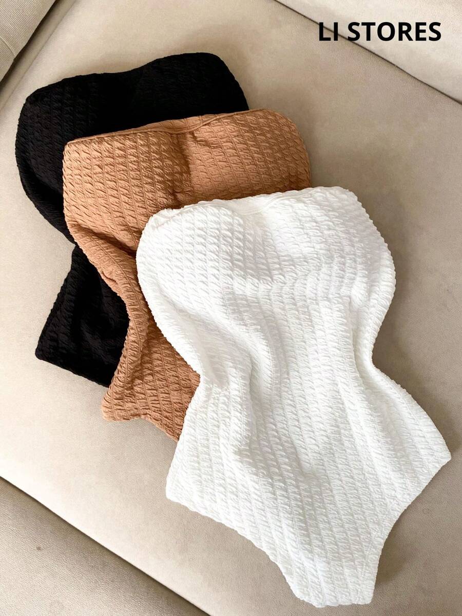Women Bodysuits - 白色 - 查看 1