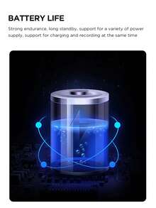 Qetupa WiFi Camera HD Night Vision Intercom Low-Power Camera Home Security Network Surveillance Camera - Black - View 10