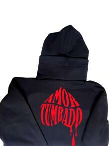 Talla XL Sudadera Amor Tumbado Ct Nata Montana D2 - Negro - Ver 3