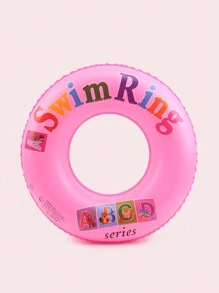 PVC Inflatable Swimming Pool Float, Watermelon Swimming Ring Float Water Toy, Suitable For Swimming Pools And Summer Beach Parties - Pink - View 1