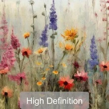 Komplety Biżuterii Z 2 Kolorowe Dziki kwiat Roślina Retro Poster Gospodarstwo Botaniczna Kwiatowy Płótna Obraz Nadruk Obraz na ścianę Dla Dom Salon Sypialnia Gabinet Dekoracje , Rustykalny Dekoracje