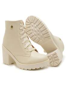 Women Ankle Boots & Booties - Beige - View 5