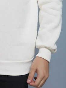 Men Sweatshirts - Beige - View 4
