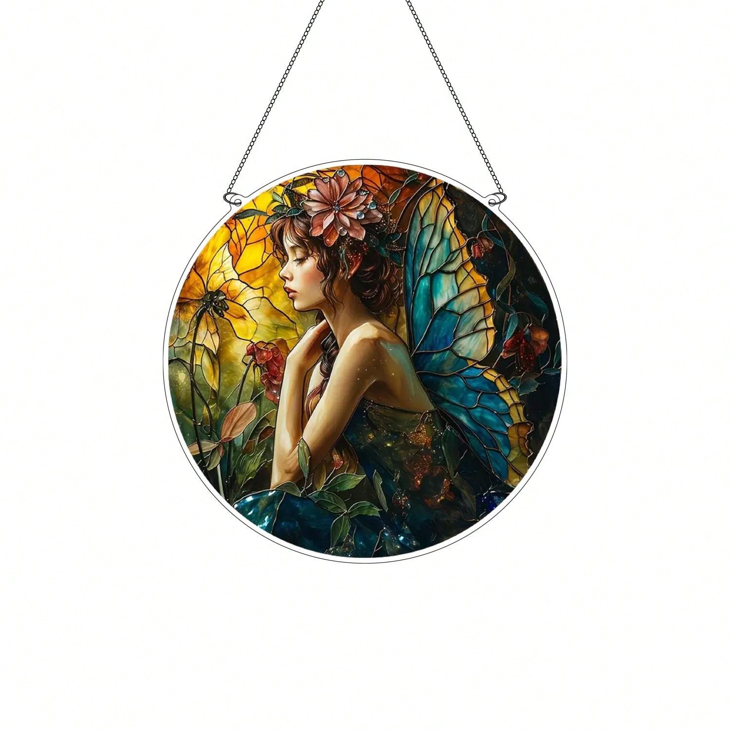 1pc 15cm*15cm/5.9inch*5.9inch Suncatchers Decoration Acrylic Window