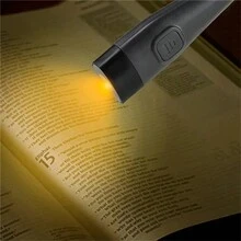 1入頸式閱讀燈led床頭燈,柔軟可彎曲可充電式,完美攜帶便攜式usb充電新穎柔韌的閱讀燈,適用於閱讀夜間跑步編織露營維修黑色/灰色頸式閱讀燈 - Multiple dimming modes - 查看 9