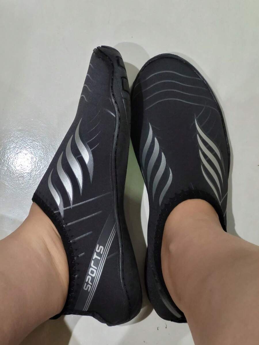 Men Water Shoes - 黑與白 - 查看 1