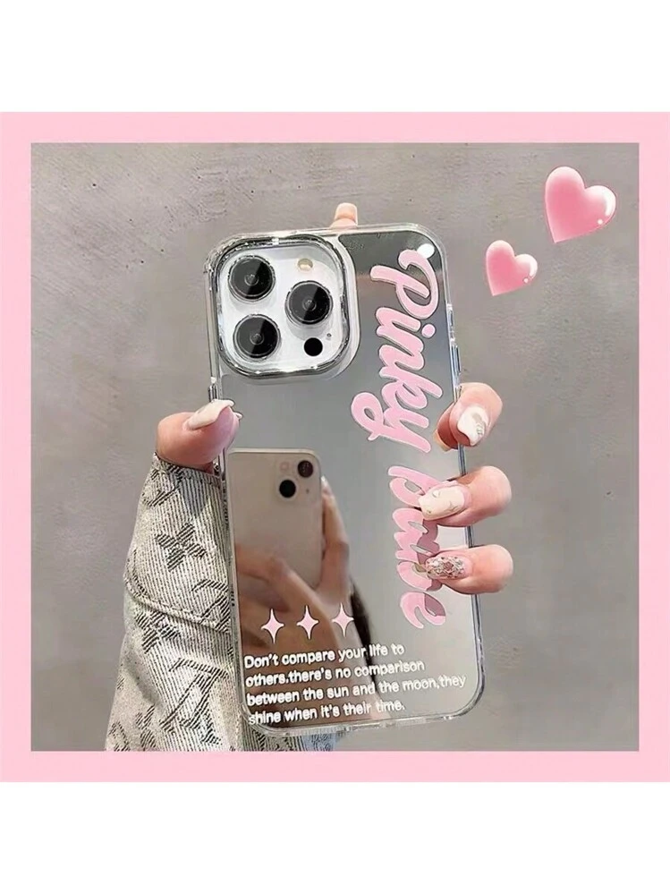 ミラーファッションピンクミラー仕上げのiPhoneケース（iPhone 17 Pro