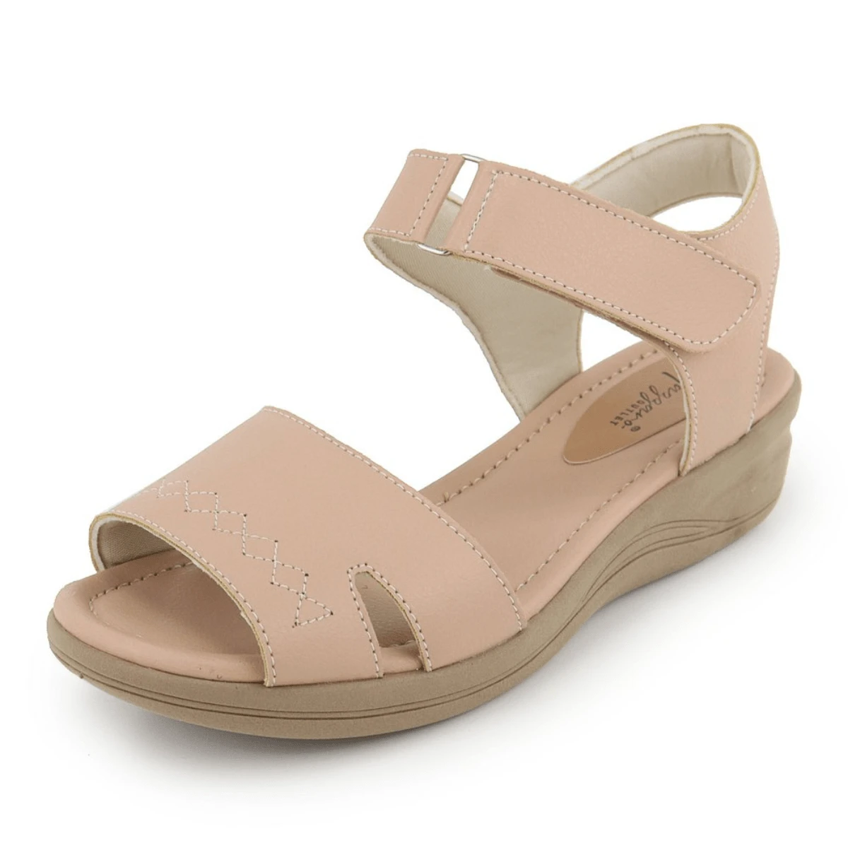 Women Flat Sandals - Hoa hồng vàng - Xem 1