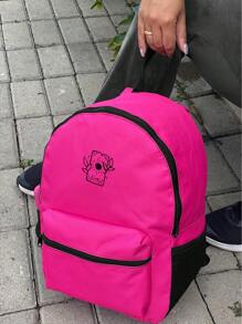 Women Functional Backpacks - Màu Hồng Tươi - Xem 2