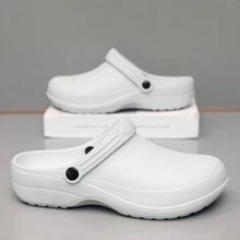 Anti-Slip Kitchen Shoes Men Professional Chef Shoes Anti-Slip Waterproof Oil Resistant Chef Special Wear-Resistant Soft Bottom Work Shoes - White - View 6