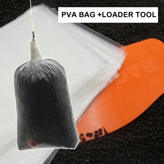 鯉魚釣魚配件裝載pva袋系統裝載器,適用於鯉魚毛魚繩工具、鯉魚粗式餌投釣魚工具