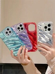 Ins風實色手機殼兼容 iPhone 15 11 14 13 12 Pro Xs Max XR X 7 8 6 Plus ，時尚多彩防摔手機殼，防震防摔保護手機背殼 - 紅色 - 查看 7