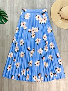 Women Skirts - Baby Blue - View 2