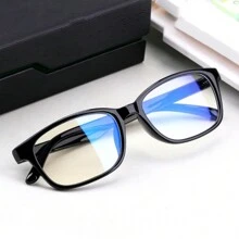 Óculos Anti Luz Azul Sem Grau Descanso Gamer Filtro Blue Ray Blocker Proteção Para Telas - Preto - Visão 1