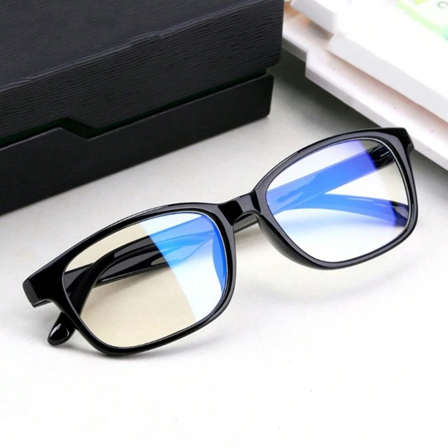Óculos Anti Luz Azul Sem Grau Descanso Gamer Filtro Blue Ray Blocker Proteção Para Telas - Preto - Visão 1
