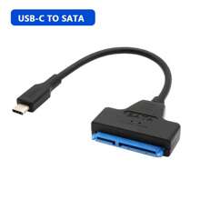 SATA To USB 3.0 USB-C Adapter Cable Up To 6 Gbps For 2.5 Inch External HDD SSD Hard Drive SATA 3 22PIN USB 2.0 To Sata III Cord SATA To USB