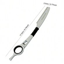 univinlions 7 Inch 1pc Swivel Trimming Razor Safety Razor Straight Razor Hair Salon Barber Razor Swivel Hair Cutting Scissors Hairdressing Scissors Trimming Scissors - Multicolor - View 4