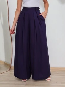 Vibe Women Pants - 藏蓝色 - 查看 5