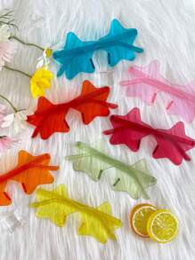 15/10/5/1 pezzo - Occhiali trasparenti senza montatura a forma di stella a cinque punte, in colori caramella, perfetti per feste in piscina, spiaggia, feste di compleanno, carnevale, eventi divertenti o come gadget, (colori assortiti)