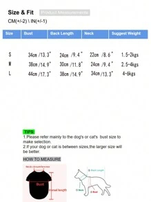 1 狗背心/雪纳瑞和贵宾犬专用背心 - 红色水果图案和绿色英文字母。 - 玫紅色 - 查看 3