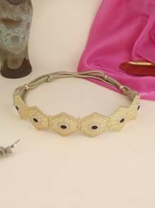 1 Miếng Thủ công Dây bện Thiết kế rỗng Đồ trang trí Rhinestone Dây đai thắt lưng Đối với phụ nữ Lễ hội Đồ trang sức - cordage - Xem 6
